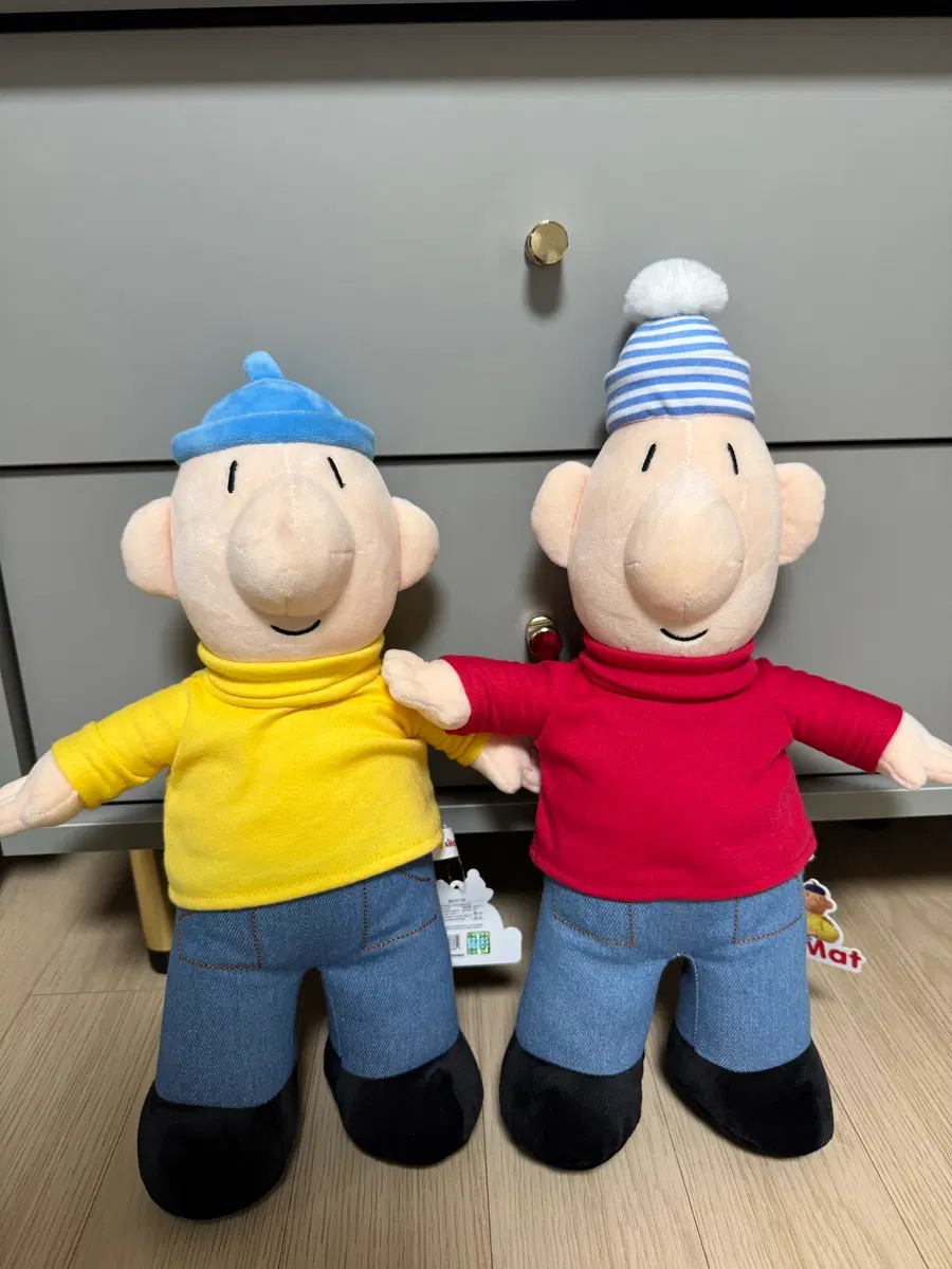패트와 매트 인형 세트