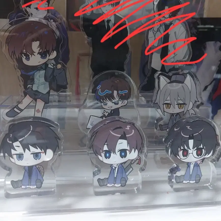 괴담출근 아크릴 일괄