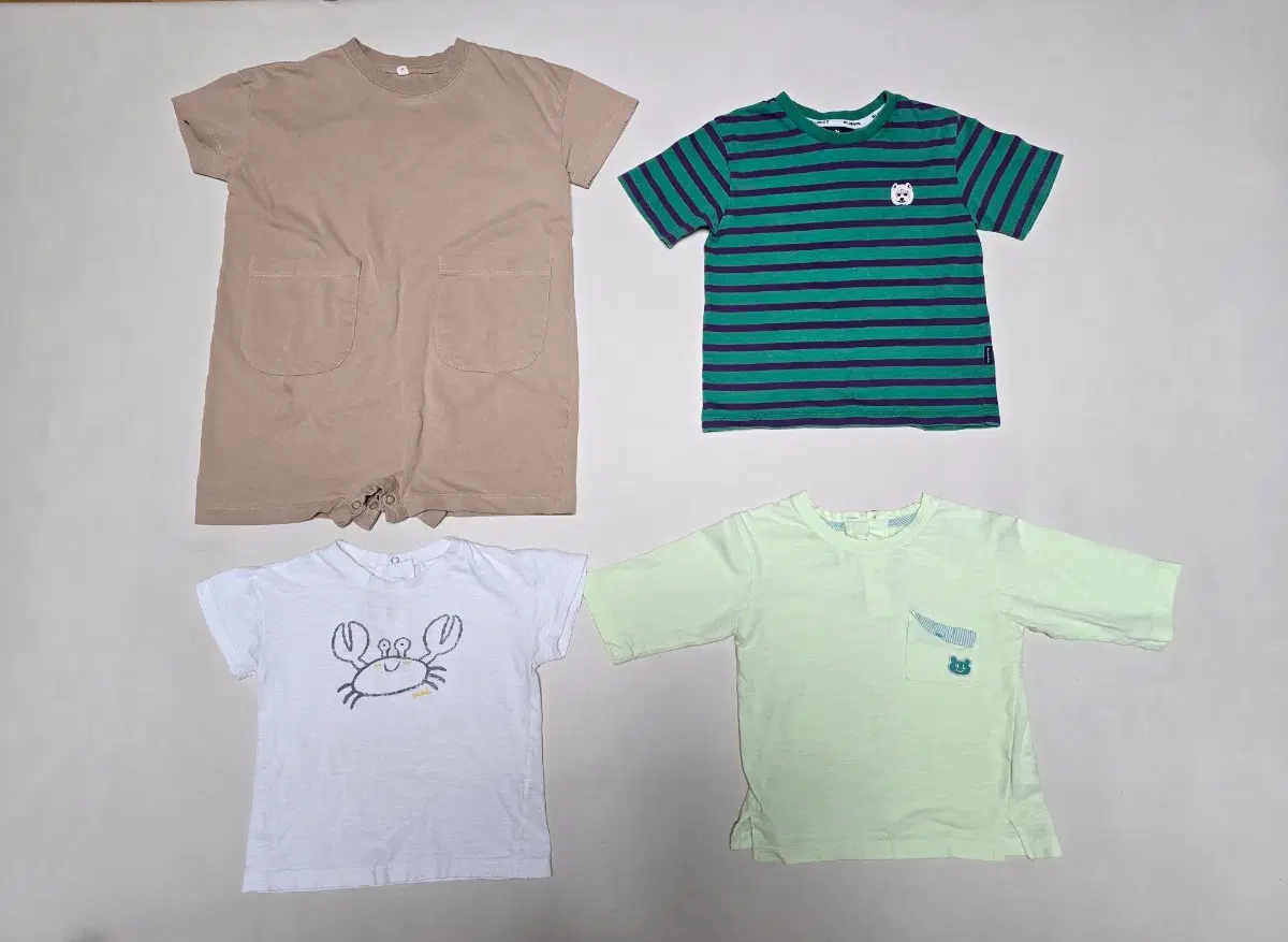 유아 티셔츠 100 일괄