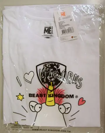 BEAST KINGDOM DESPICABLE MET 셔츠 UNICORNS M 사이즈