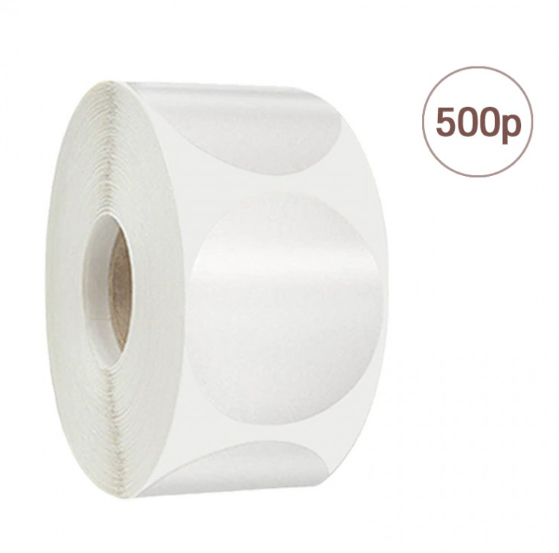 원형 투명 씰링 대용량 포장 스티커 500P