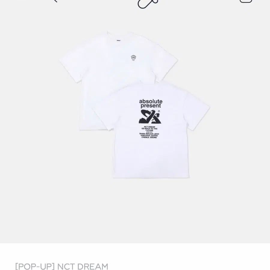 NCT DREAM pop-up 타임리더스 반팔 티
