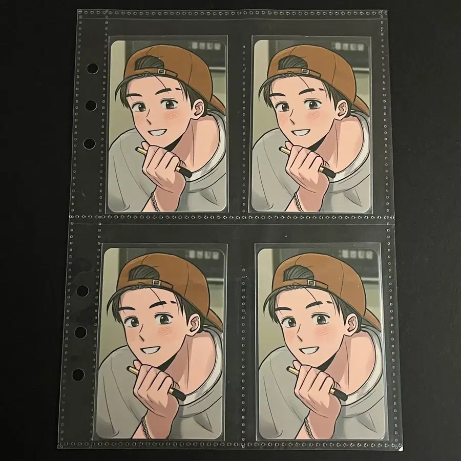1995 청춘 레포트 대한 컬렉션 포토카드 포카 4장 일괄