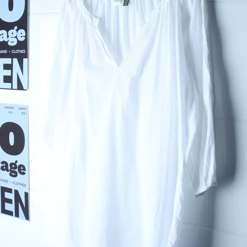 W(M-XL) 폴로 랄프로렌 셔츠 남방 블라우스 화이트 롱-H36217