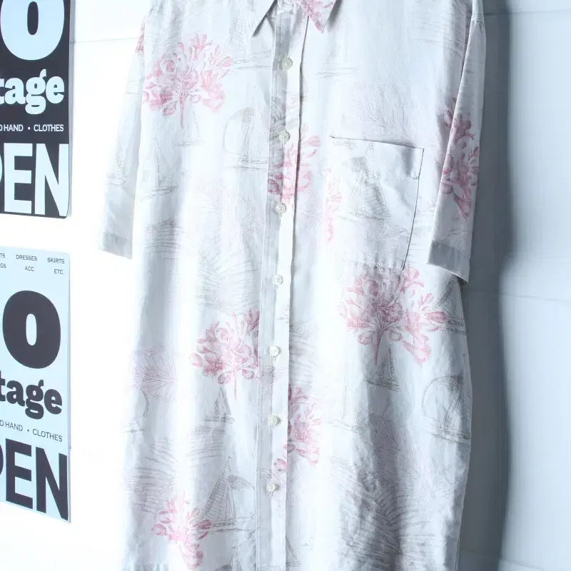 (L-2XL) 브랜드빈티지 반팔 카라 티셔츠 USA 셔츠-H36222