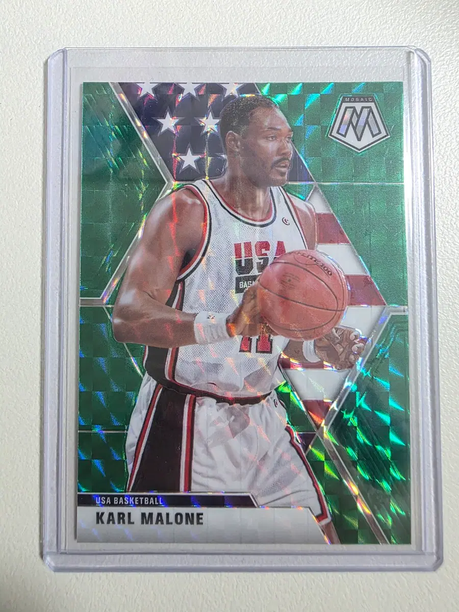 2019-20 nba 칼 말론 그린 프리즘 카드 USA