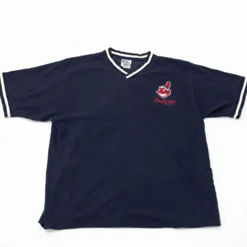 90s PRO PLAYER 인디언스 V넥 티셔츠 XL