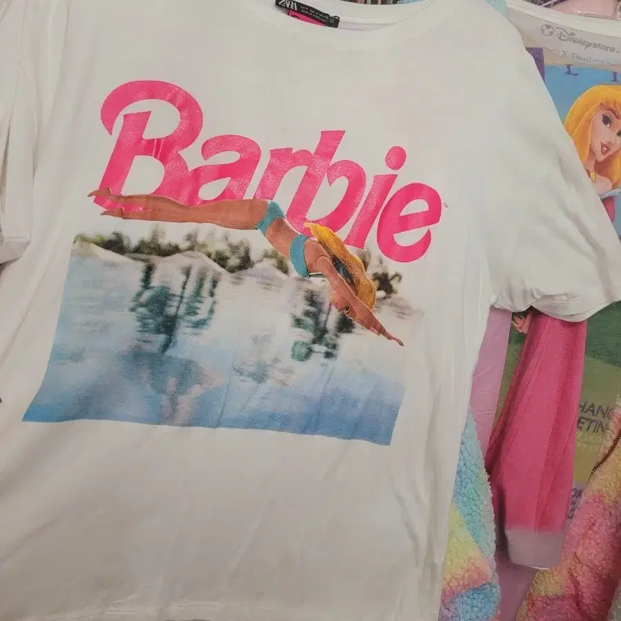 자라 바비 반팔티 화이트