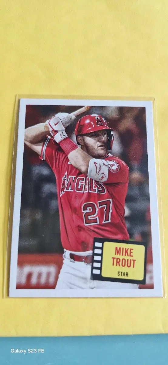 MLB 2023 에인절스 마이크 트라웃 스타카드