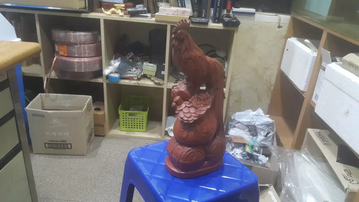 일본 자사 도자기 - 수탉