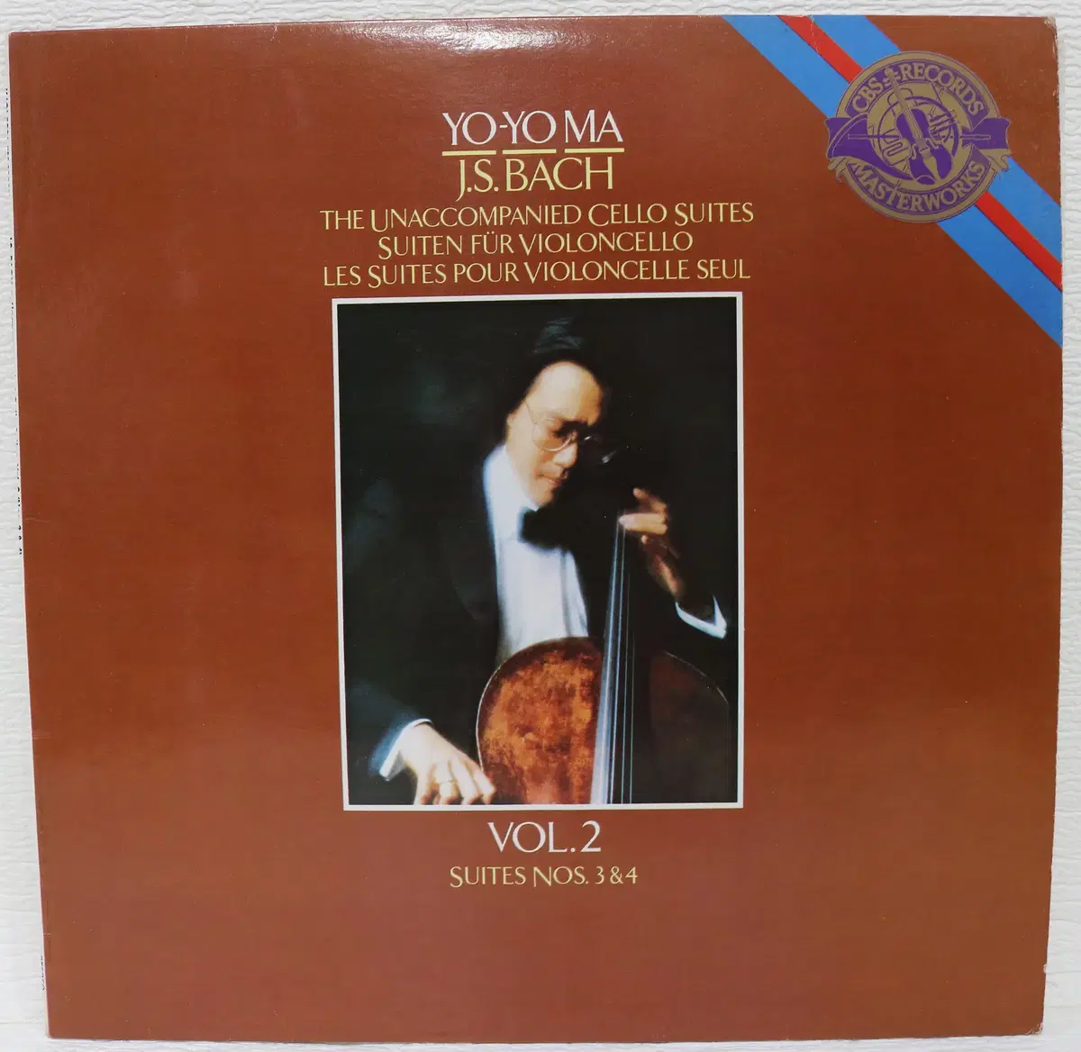 [NO.6250] YO-YO MA VOL.2 (BACH;SUITES NOS.3 & 4) LP음반