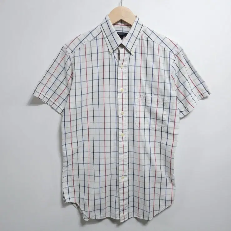 95 BURBERRY 버버리 반팔 셔츠 화이트 타타솔 멀티 체크