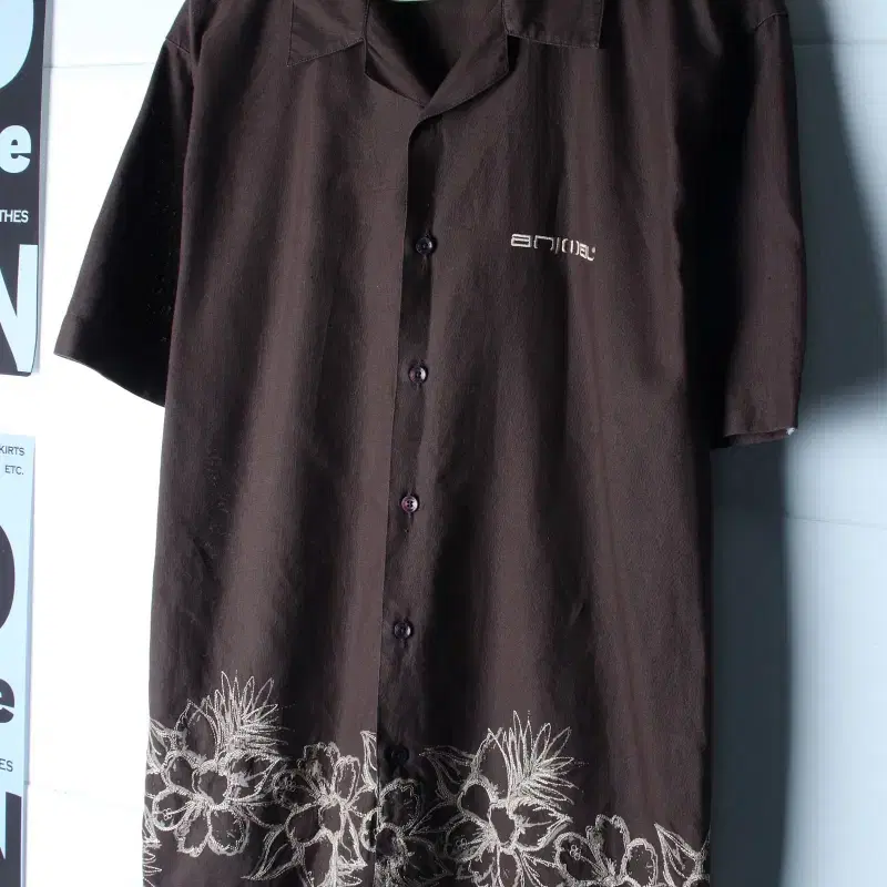 (M-XL) 브랜드빈티지 반팔 카라 티셔츠 USA 셔츠-H36257