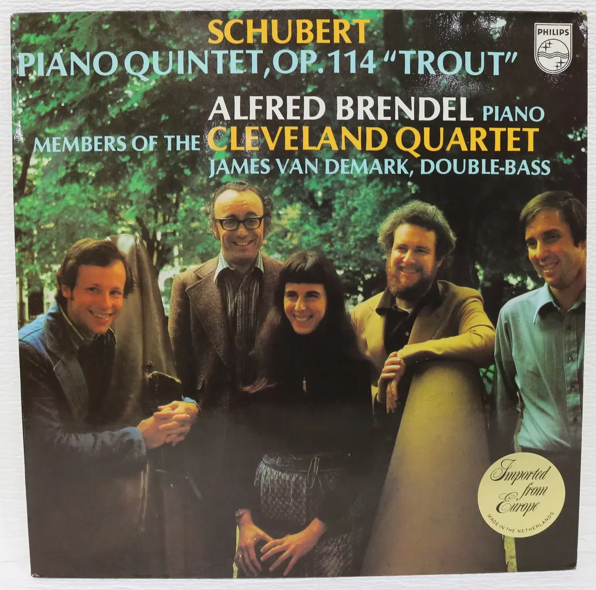 [NO.6251] (수입) Alfred Brendel, Cleveland Quartet - Schubert : Trout Quintet LP음반
