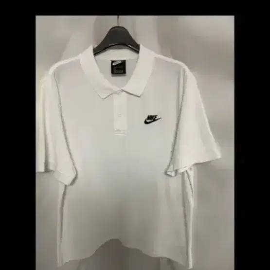 나이키 퓨추라 로고 PK 카라 반팔 폴로티 화이트 L