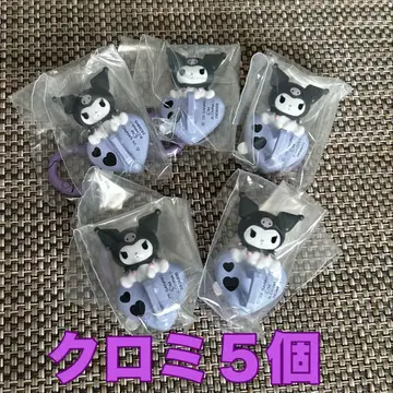 산리오 캐릭터즈 키링 행거 쿠로미 5개