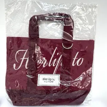 [새상품] Herlipto mini tote 루미네 한정판 토트백 미니 토트