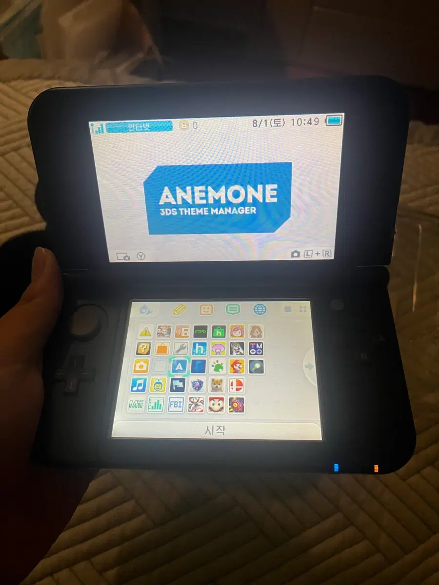 뉴3ds xl 블루