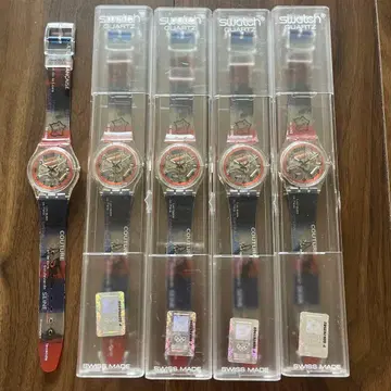 SWATCH 스와치 손목시계 5개 세트