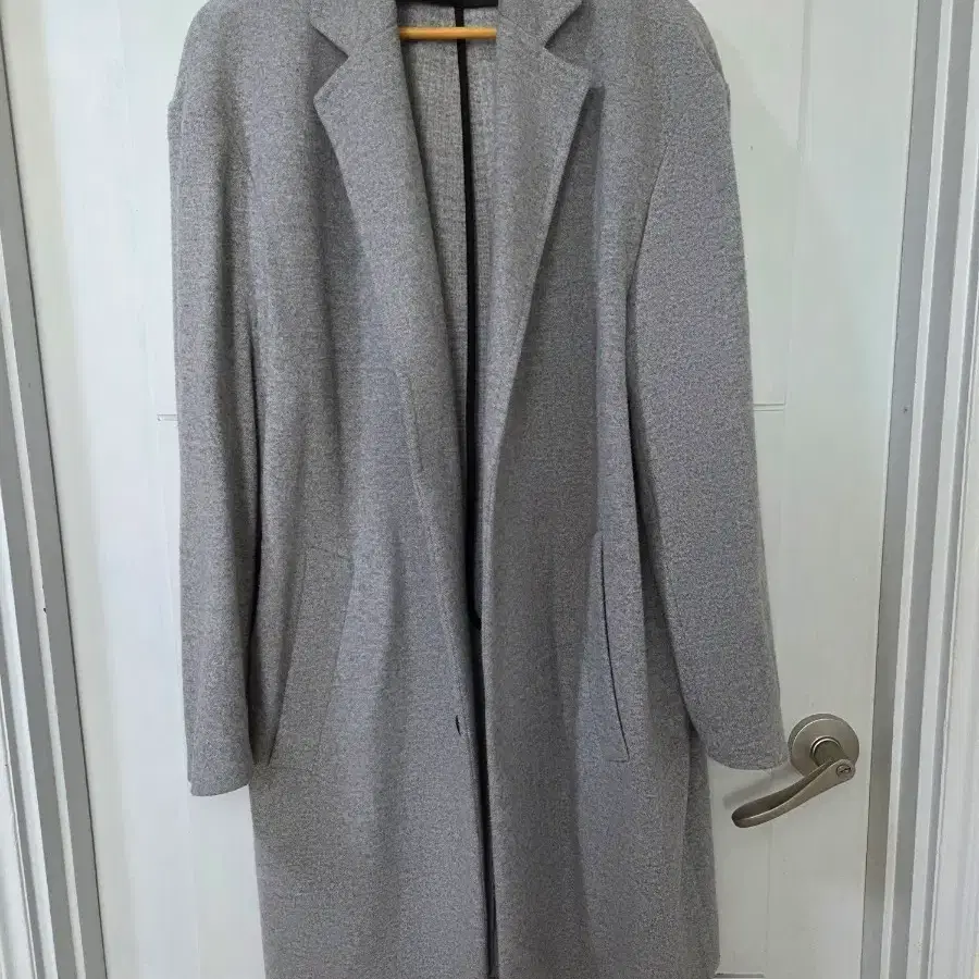 ZARA MAN 남성 롱코트 XL 그레이 남성코트