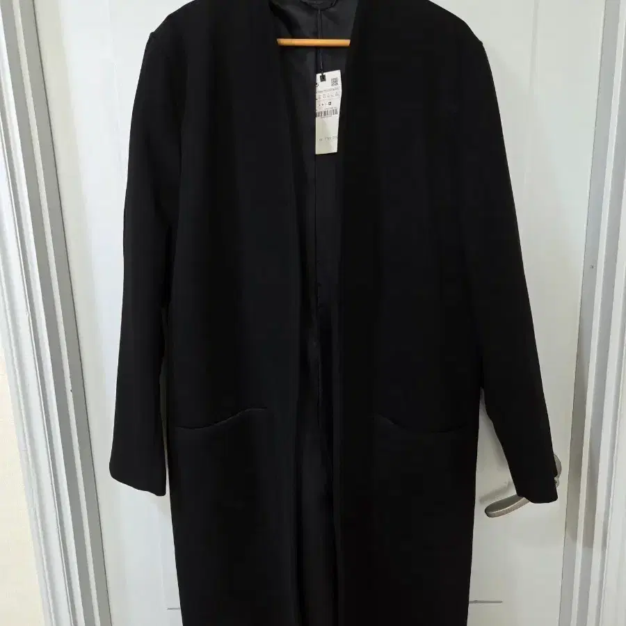 ZARA MAN 블랙 롱 가디건 코트 XL 남성코트