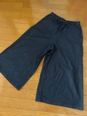 무인 와이드 데님 팬츠 이지 팬츠 데님 이지 데님 L 사이즈