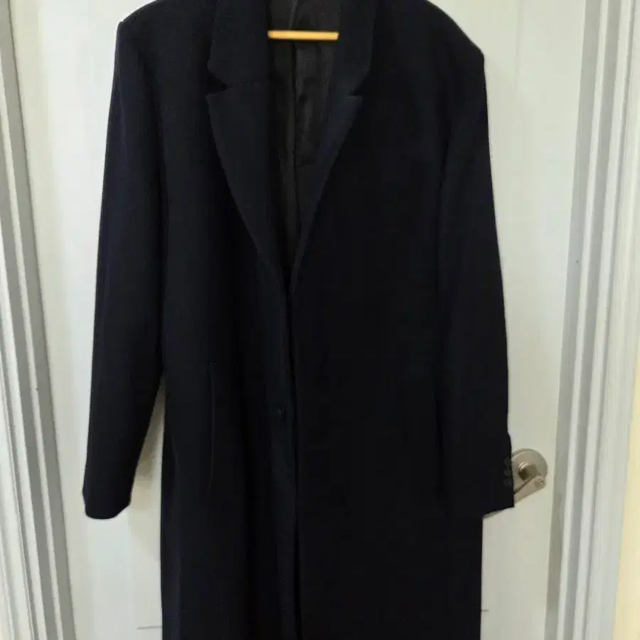 ZARA MAN 블랙 클래식 롱 코트 XL 남성코트