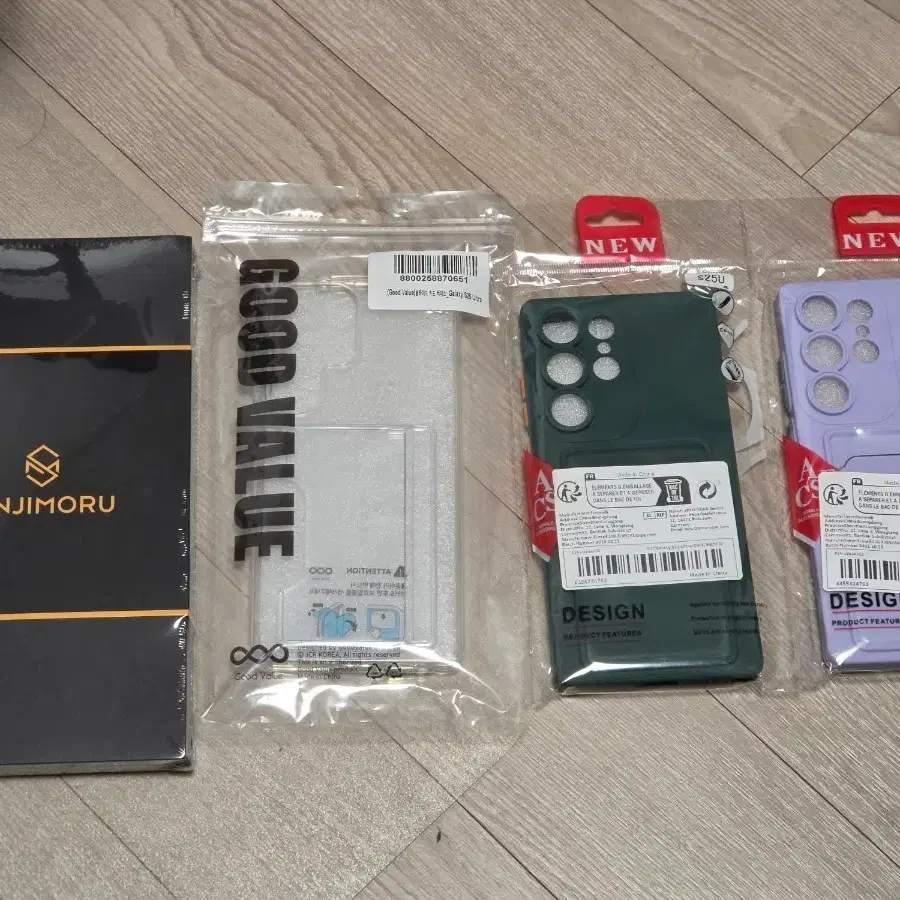 새상품)갤럭시S25울트라 케이스3종+PET타입 액정필름 2매