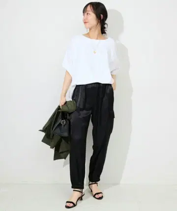 새상품급 2025SS SLOBE IENA 슬로브 이에나 조거 카고 팬츠