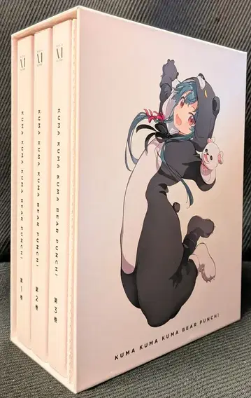 애니메이션 Blu-ray 1, 2권 소설 미포함/초회 한정판) 곰곰곰베어 펀치! 전 3권 세트