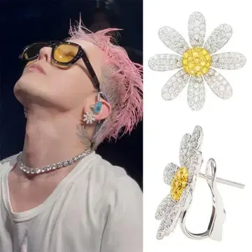 G-DRAGON 지용 착용 귀걸이