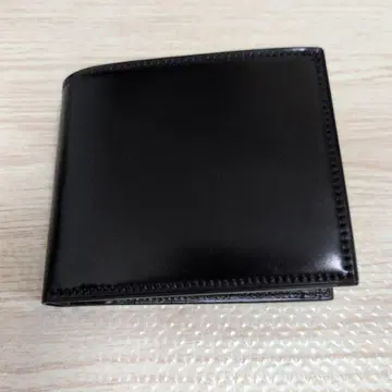 만소 더블 호윈 접이식 지갑 블랙