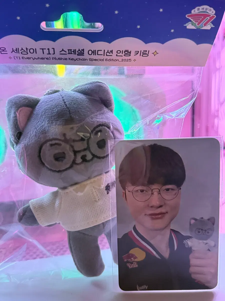 [온세티] 2025 페이커 키링 인형10cm + 포토카드