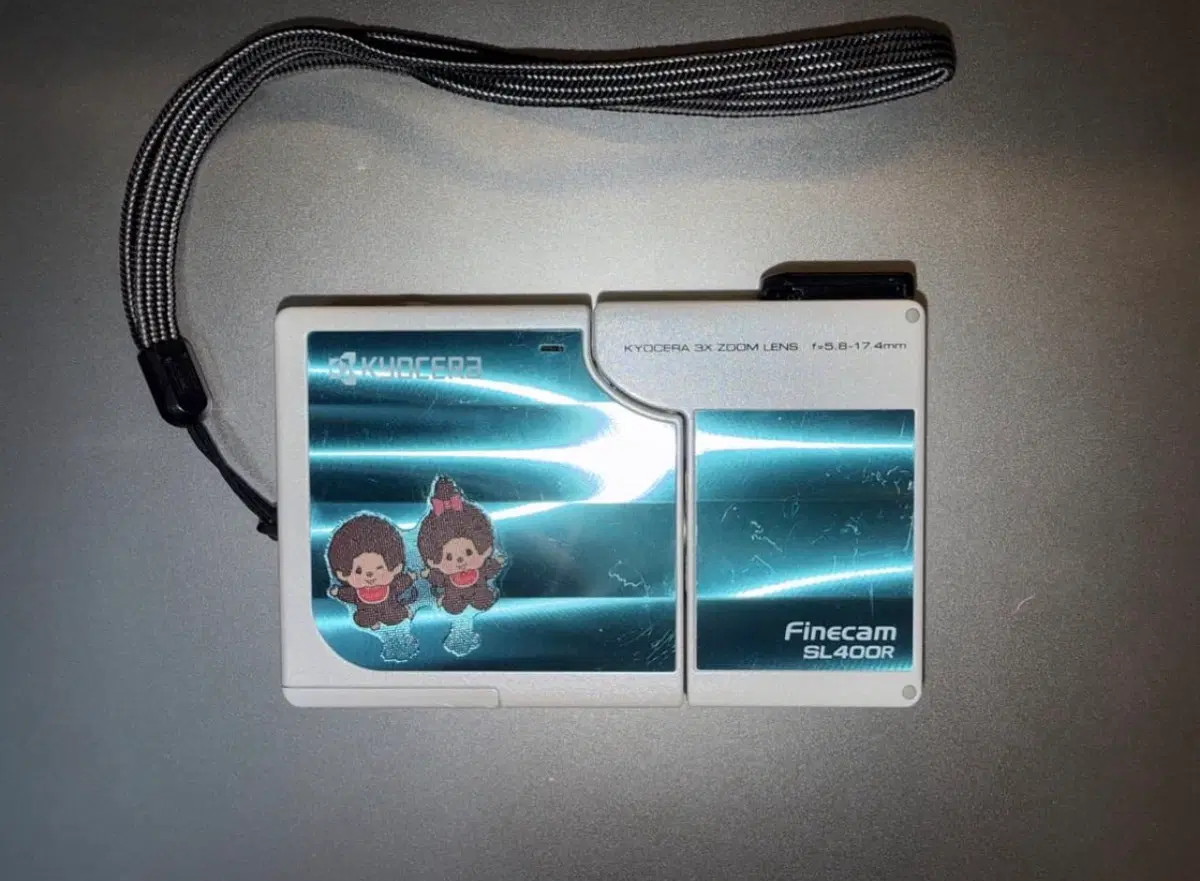 교세라 파인캠 Kyocera Finecam SL400R 디카 스카이블루