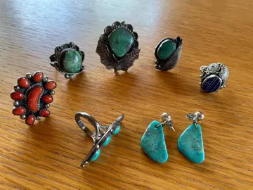 실버 주얼리 Native American Jewelry 7점 일괄