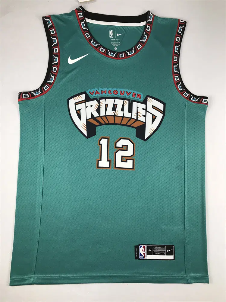 멤피스 그리즐리스 그린 NBA 농구복 모란테 12호 핫프레스 조끼