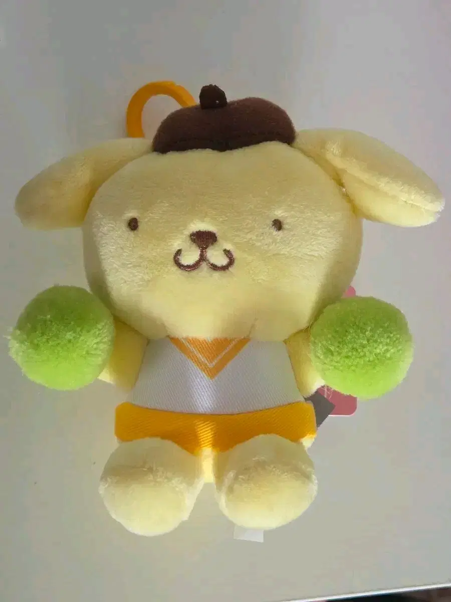 산리오 폼폼푸린 치어리더 인형 키링