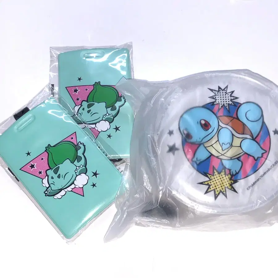 (새상품 일괄) 토리든 포켓몬 러기지택 2개 + 꼬부기 원형 파우치