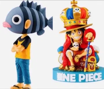 ONE PIECE BASE SHOP 월드 컬렉터블 피규어 2점