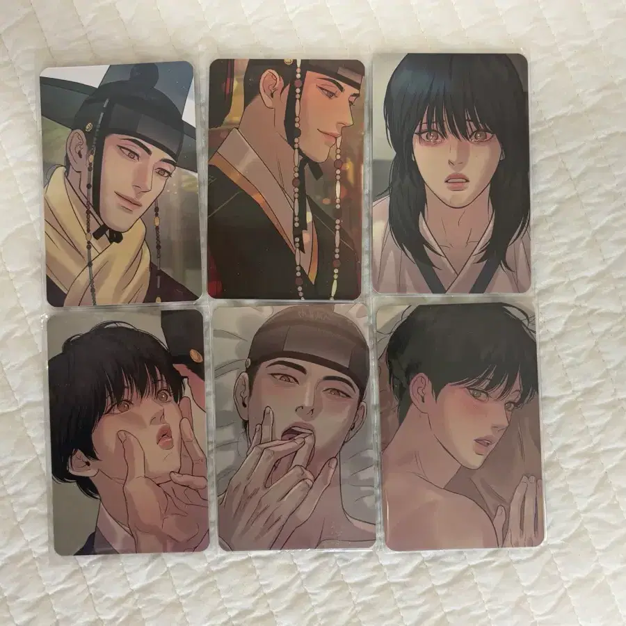 야화첩 포토카드 6장