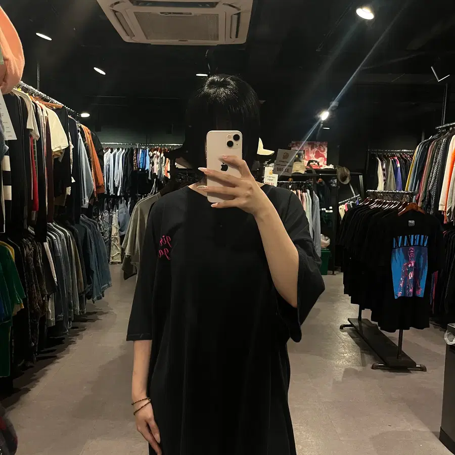 (876) VTG 빈티지 레터링 프린팅 반팔 티셔츠