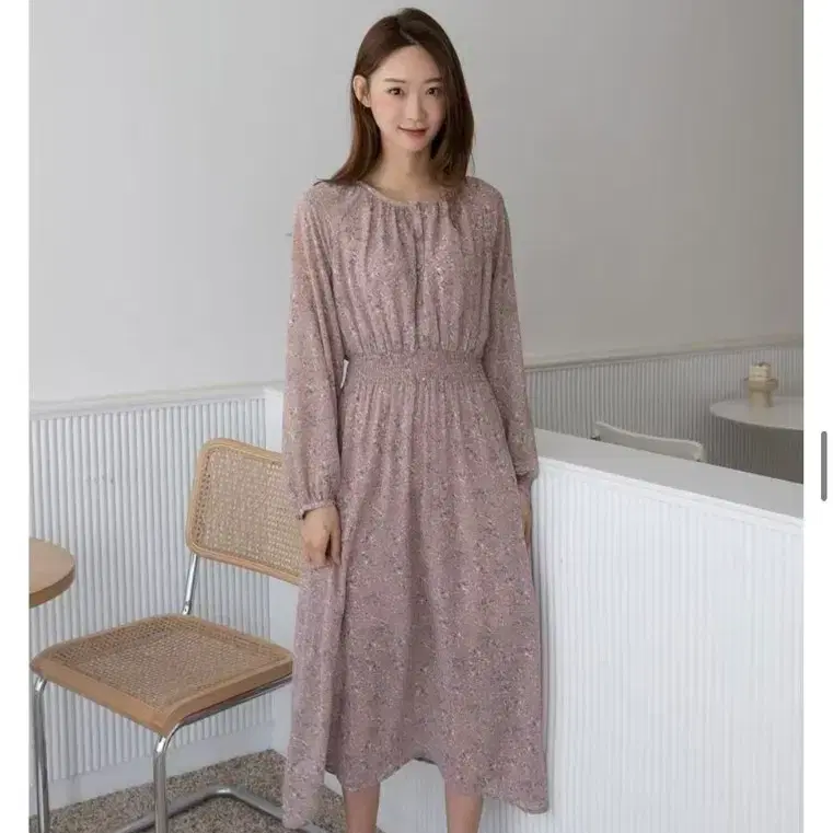 (새상품)나인 쉬폰원피스 프리사이즈 66반까지 가능