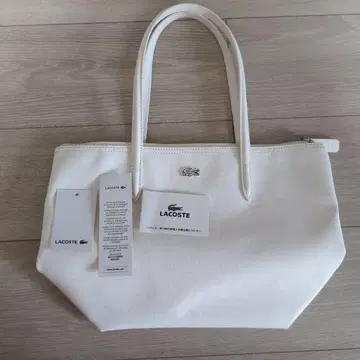 LACOSTE 라코스테 토트백 화이트