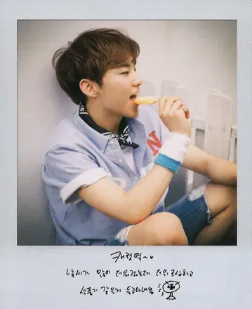 세븐틴 호시 LOVE&LETTER 리패키지 폴라로이드