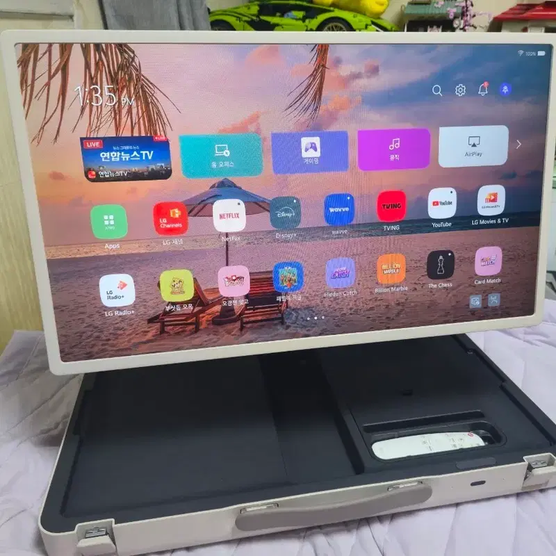 LG 스탠바이미 고(GO)TV 모니터, 캠핑