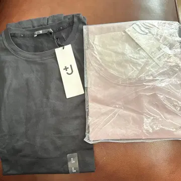 새상품 UNIQLO +J 수피마 코튼 크루 T 2장 세트 L