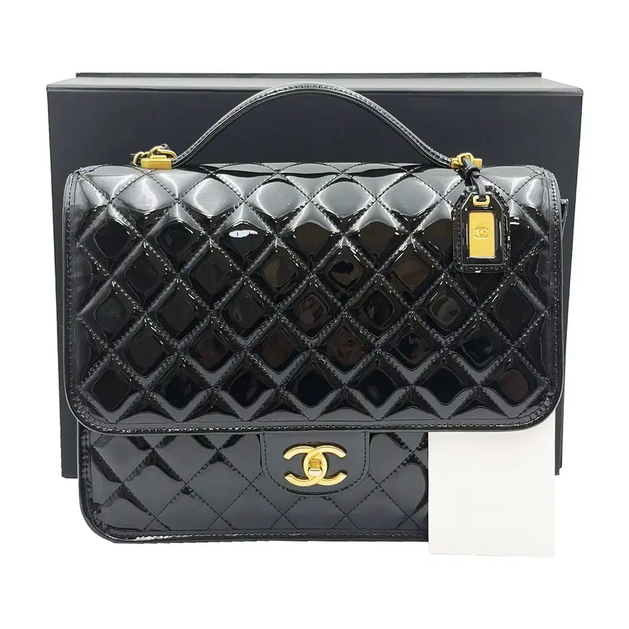 샤넬 Chanel AS3662 블랙 페이던트 스쿨 메모리 백팩