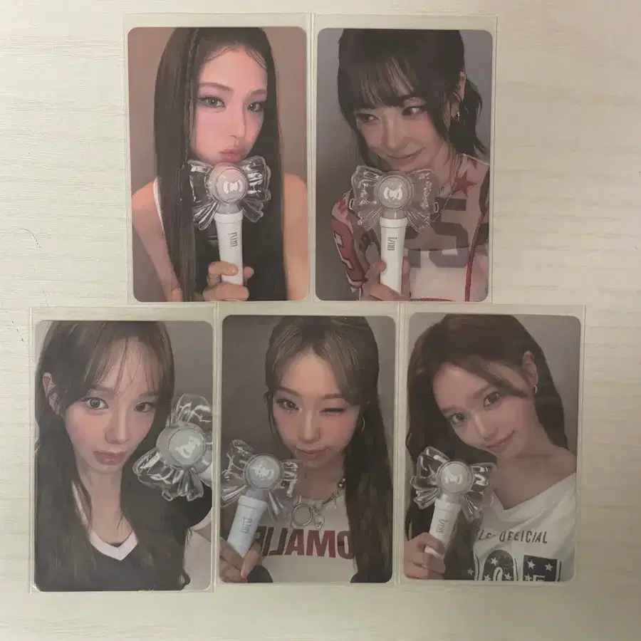 이즈나 izna 응원봉 포카