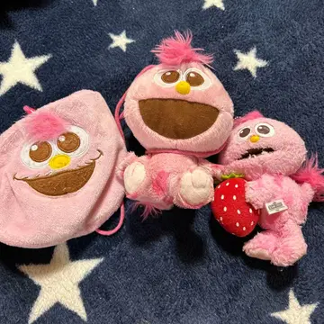 USJ 모피 미니백 봉제 인형 3세트