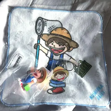 무시오카 다이키 손가락 인형 손수건 페이스 키링